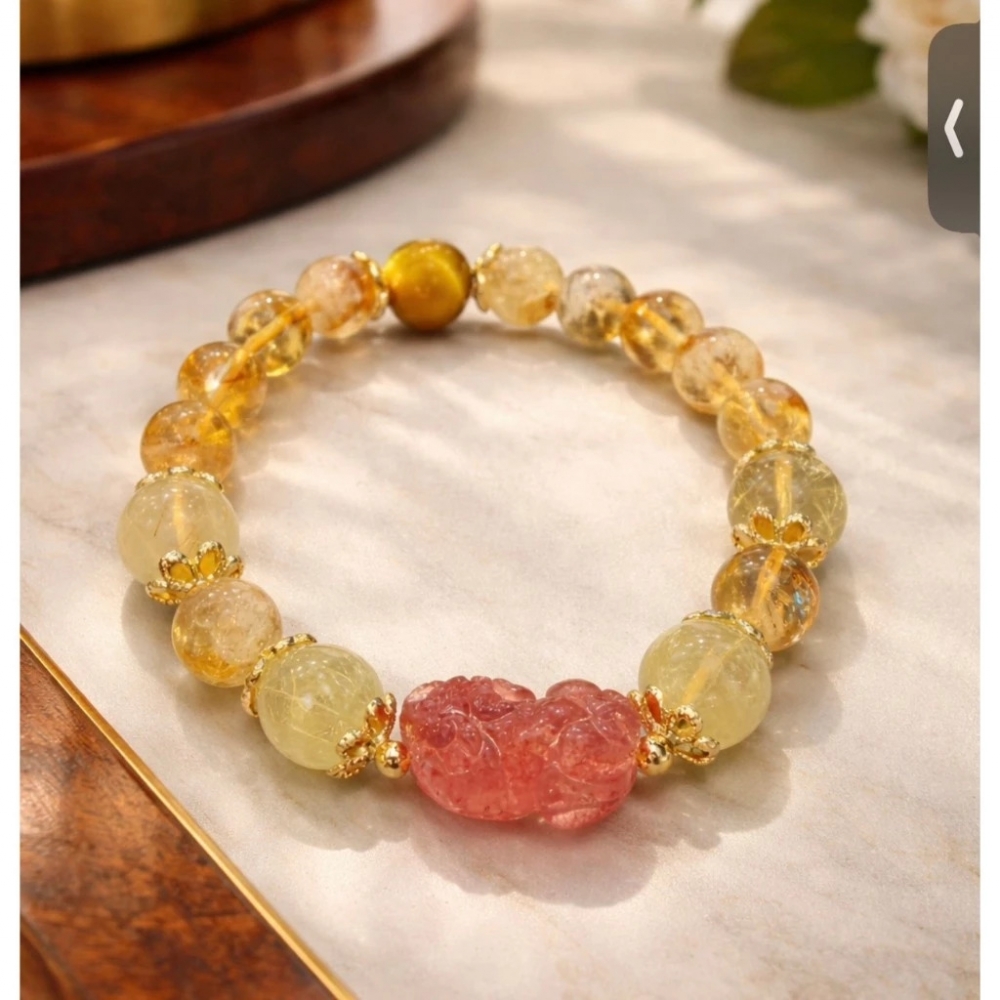 金髮晶黃水晶草莓晶金